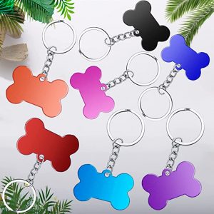 Hundemarke Knochen mit Gravur