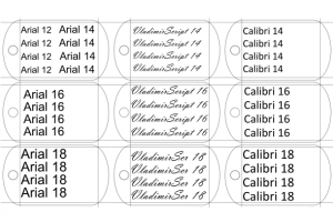 Hundemarke Knochen mit Gravur