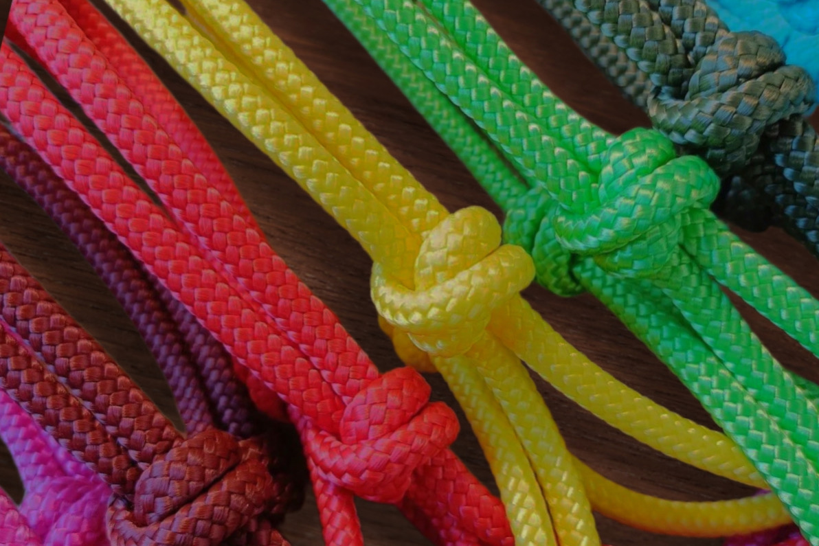 Knotenhalfter-Ropehalter-Halfter-Pferd