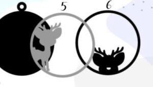 Weihnachtskugel aus Holz, personalisiert, Babys 1. Weihnachten