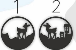 Weihnachtskugel aus Holz, personalisiert, Babys 1. Weihnachten