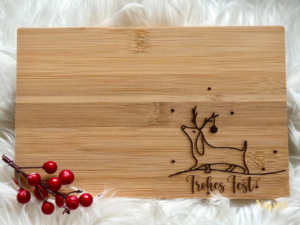 Personalisierte Frühstücksbrettchen mit süßen Tiermotiven